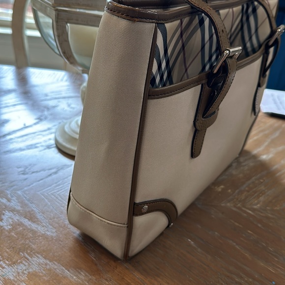 Burberry novacheck canvas tote bag COA - Picture 6 of 17